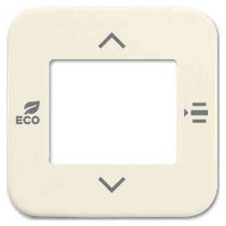 Белая накладка для кнопочной муфты KNX - пластина KNX 6109/03-212