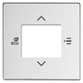 Алюминиевая накладка/кнопочная муфта KNX - пластина KNX 6109/03-83