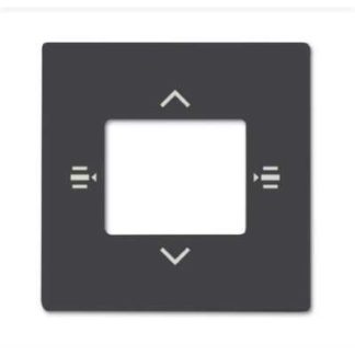 Центральный экран с 7-секционным KNX-разъемом - Пластина 6108/61-81