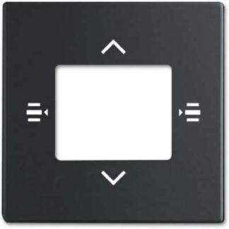 Центральный циферблат, черный/матовый, 7-секционный KNX - Пластина 6108/61-885