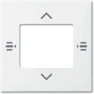 Центральная накладка, альпийский белый, 7-секционный KNX - Центральная накладка 6108/61-914