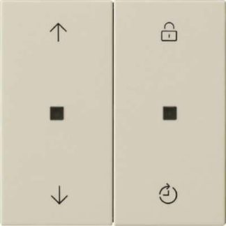 Верхняя панель управления радиоприемником Mem.Arrows кремового и белого цвета 549201