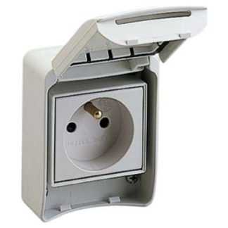 Стандартная французская розетка - серая вилка 81140