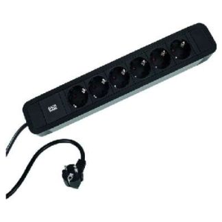 Удлинитель Primo 2 6xCEE7/3 2.0m CEE7/7 - Черный, с розетками, 350.000