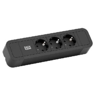 Удлинитель Primo 2 3xCEE7/3 2.0m CEE7/7 - Черный, с розетками 350.007