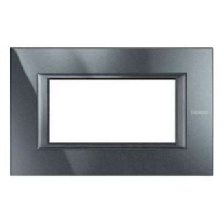 Рама Axolute из 4 модулей, алюминиевая, черная - 4-секционная рама антрацитового цвета HA4804HS