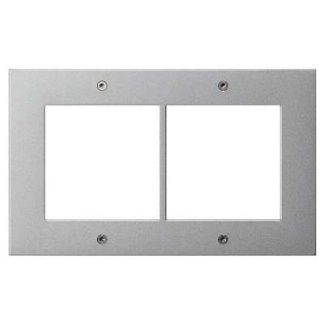 Конструкция каркаса двухсекционной алюминиевой домофонной станции 850265