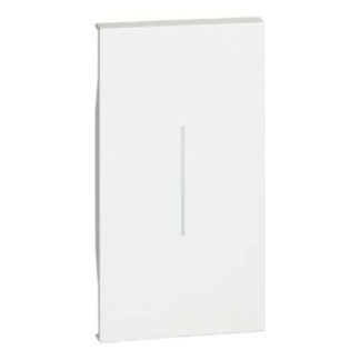 Корпус для ключа на 2 модуля - накладка для переключателя, кремово-белый KW01M2