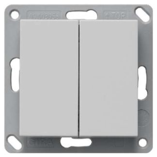 Двухфазный настенный передатчик EnOcean серого цвета - Комплектный передатчик для шинной системы 2422015