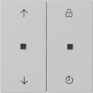 Большой адаптер радиоуправления eNet MemoryArrows — интеллектуальный элемент управления серого цвета...