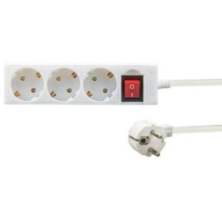 Трехпозиционный многорозеточный разъем, ws - Многорозеточный разъем, кремово-белый E47