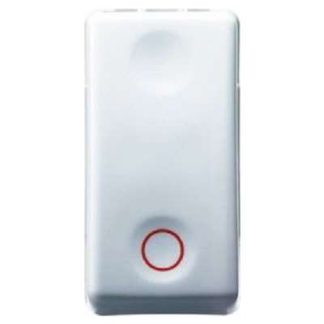Символ кнопки «O» 1 Schl. 1M 1P 10A белый GW20519