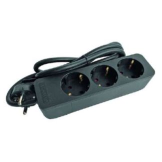 Трехпозиционный сетевой фильтр PTSD 3s без выключателя, черный 05105873