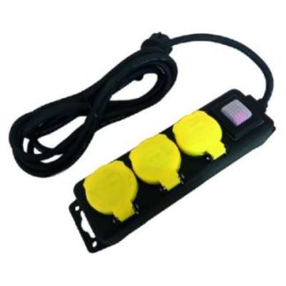 Сетевой фильтр IP44 PSDLO315S, трехсекционный, 1,4 м, артикул 05104830