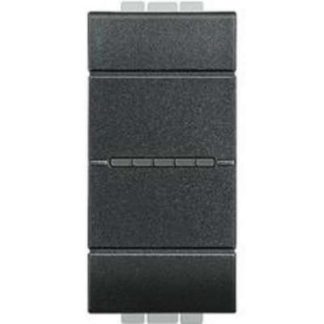 Кнопка LL Schl. 10A 1M антрацит L4055AN