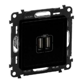 Разъем Valena Life 2xUSB Type A 2400mA sw 756312