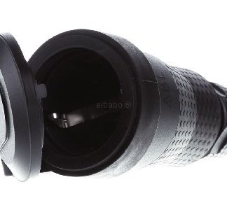 Муфта Pro 1590 SK SV SA KD sw - разъем Schuko, пластик, черный 100000105