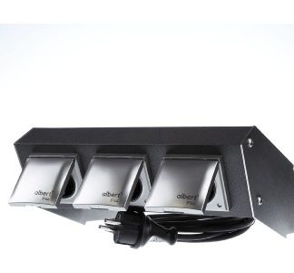 Антрацитовый штекер для розетки - Осветительный/энергетический столб IP44 антрацит 624403