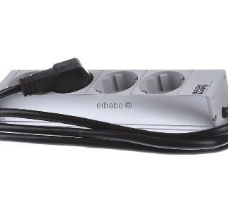 10-дюймовый сетевой фильтр, многорозеточный, 1U, RAL7035 333.0122