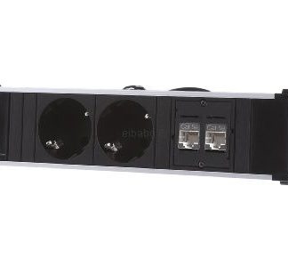 Многорозеточный удлинитель 2x CONI 2x Schuko 2x CAT5 - Алюминиевый удлинитель 333.1008