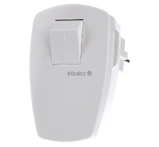Вилка Schuko белого цвета, угловая, с скребком - Plug White 911.271
