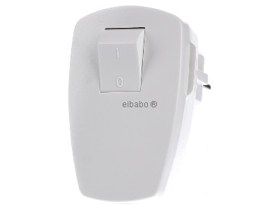 Вилка Schuko белого цвета, угловая, с скребком - Plug White 911.271
