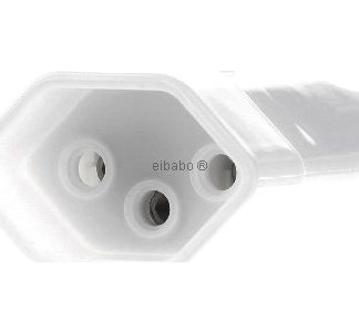 Соединительная муфта 10А - разъем Schuko, белый пластик 912.274