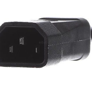 Разъем IEC, черный пластик - штекер разъема устройства 915.171