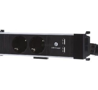 Розетка 2xSchuko, 1xUSB, 1xCM - Удлинитель с розетками 916.0040