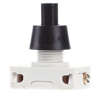 Кнопочный выключатель EB, черный, 2 (1) А, 250 В, 1 шт. - Миниатюрный выключатель 924.138