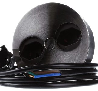 Сетевой фильтр TWIST 2S 2xCH T23, длина 2 м - 931.008, из нержавеющей стали.