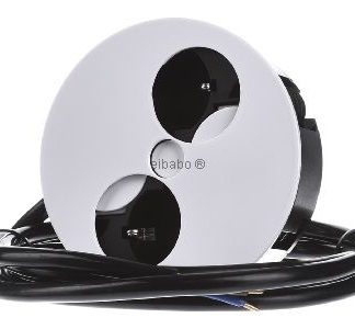 Блок розеток TWIST с двойной защитой. - Многорозеточный, кремово-белый 931.200