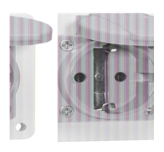 Накладная розетка с защитным контактом 16A IP44, синяя - Панельная розетка...