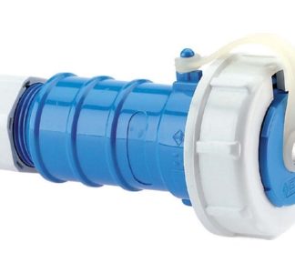 Защитный контакт 16A 3p 230V IP68 - пластиковый соединитель Schuko синего цвета 7416