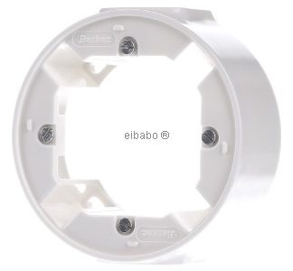 Рамка точки доступа 1x полярно-белый - Корпус для поверхностного монтажа 1x белый 100109