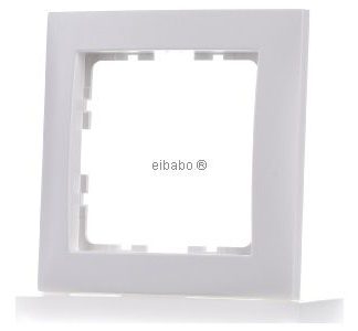 Рамка 1x белый/матовый вертикальный/горизонтальный - Рамка 1x белый 10119909
