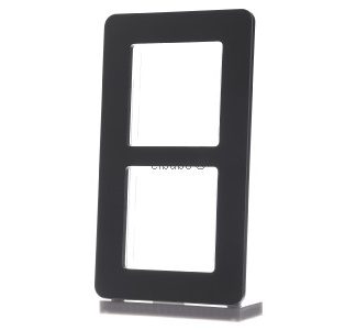 Рамка 2x муравейник/бархат - Рамка 2-рамочная антрацит 10126186