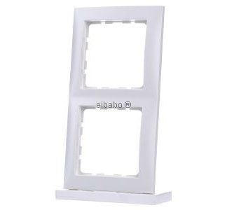 Двойная рамка, полярно-белый цвет, вертикальная и горизонтальная ориентация - Двойная белая рамка 10129909