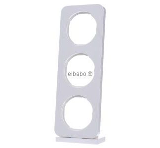 Рамка цвета «полярный белый/тройной глянец» — Рамка тройного складывания белого цвета 10132189