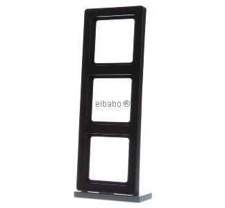 Тройная антрацитово-бархатная рама - трехсекционная антрацитовая рама 10136086