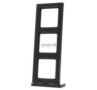 Тройная антрацитово-бархатная рама - трехсекционная антрацитовая рама 10136096