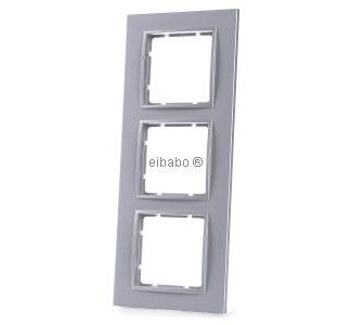 Алюминиевая/матовая тройная рама 10136424