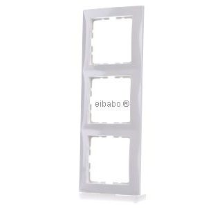 Тройная полярная рамка, белая/глянцевая, вертикальная/горизонтальная - трехсекционная белая рамка 10138989
