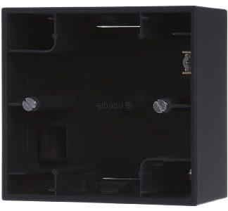 Корпус для поверхностного монтажа K.1, антрацитовый матовый, лакированный - Корпус для поверхностного монтажа 10417006