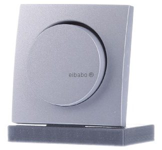 Матовая алюминиевая центральная часть, кнопка настройки - Крышка для диммируемого алюминиевого корпуса 1137...