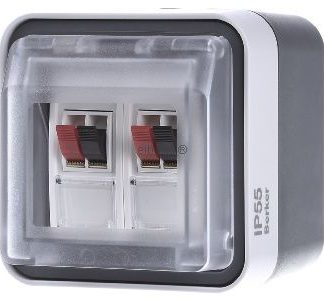 Стереоколонка светло-серого цвета - базовый элемент с полным корпусом 11963515