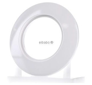 Кольцевая пластина 1x белый - Рамка 1x белый 138109