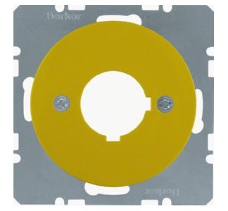 Глянцевая желтая центральная пластина для сигнального/управляющего устройства 14322006