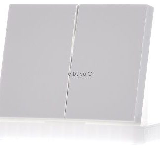 Накладка на переключатель/кнопку белого/глянцевого цвета, артикул 14357009