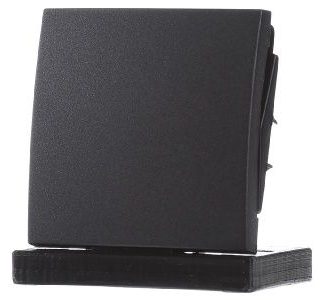 Накладка на переключатель/кнопку, антрацитово-матовая, односекционная, 16201606